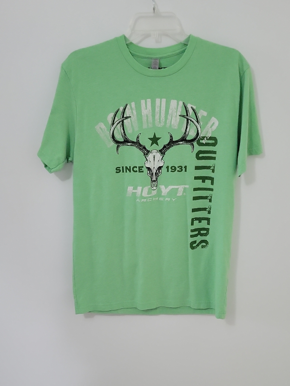 Hoyt Archery Heathered Green Graphic T-Shirt, Size Large
